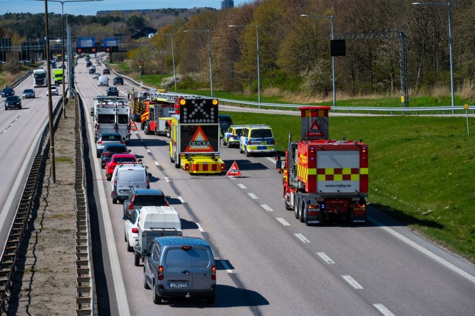 Trafikolycka räddningstjänsten