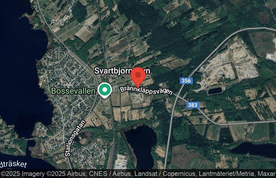 Händelseplats, Google Maps